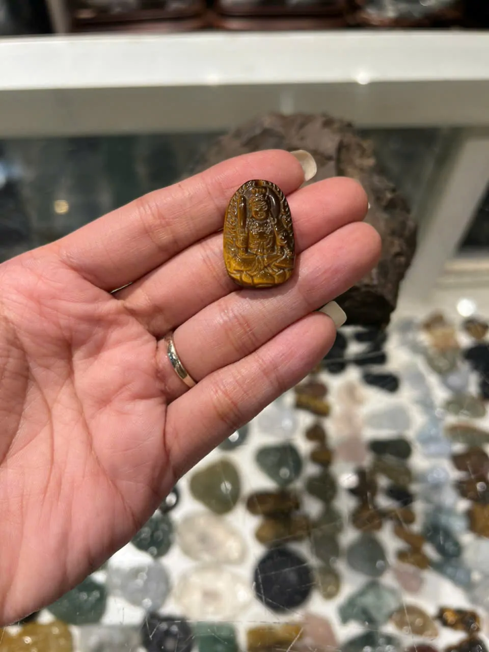 Phật bản mệnh mắt mèo nhỏ - Dậu (Bất Động Minh Vương) S6484-7
