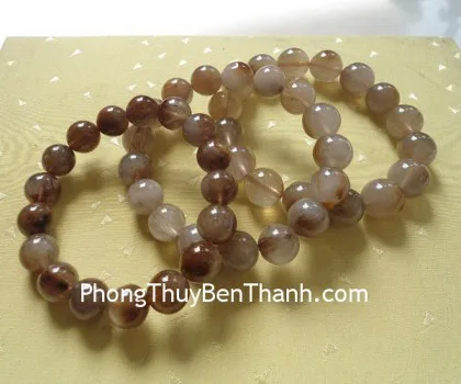 Chuỗi thạch anh tím đậm Uruguay A+++ (15bi - 53g) S6361-S2-3536